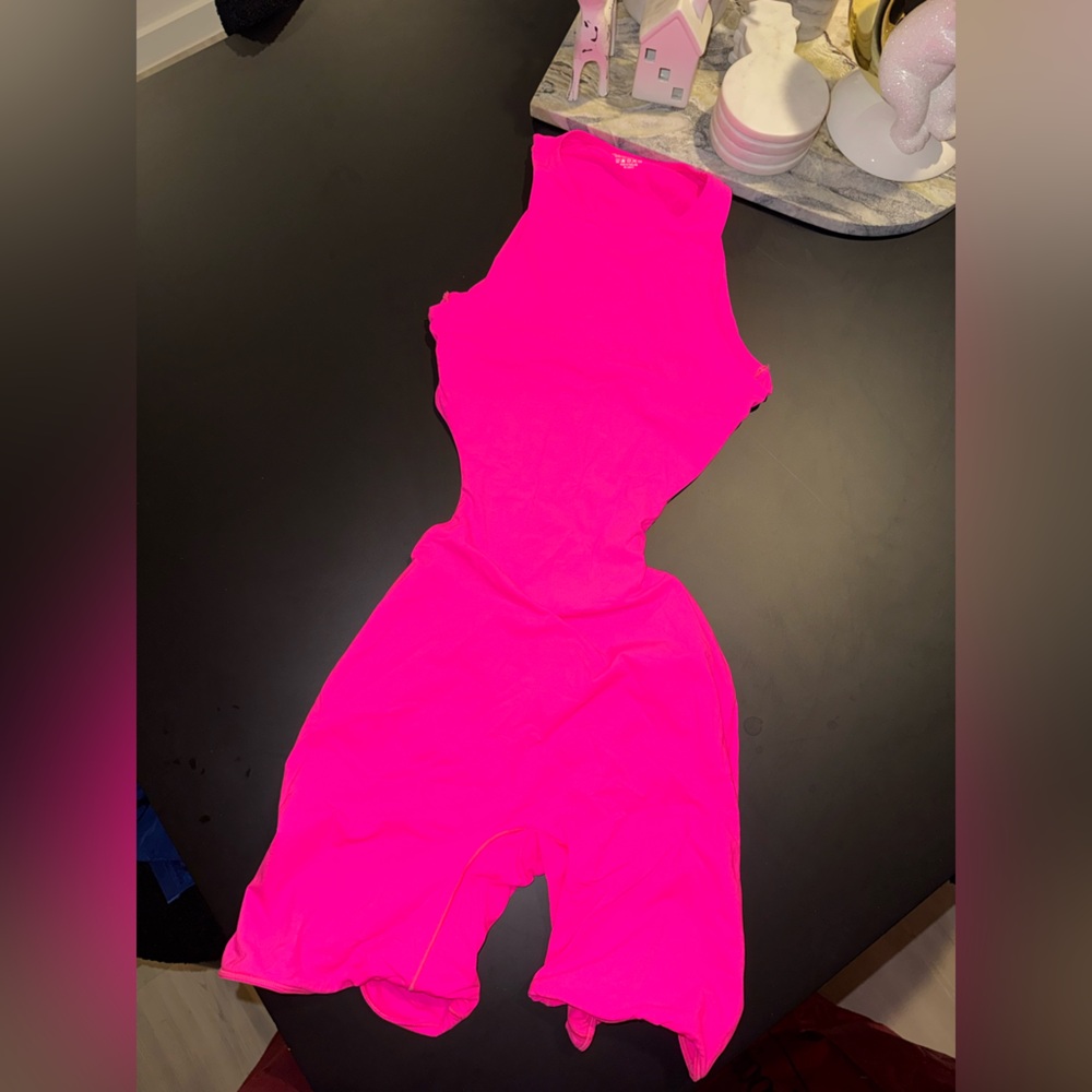 SKIMS Hot Pink Bodysuit